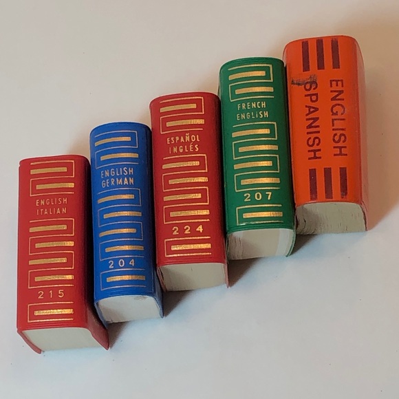 5 Lilliput Dictionaries - Langenscheidt's - Picture 3 of 4